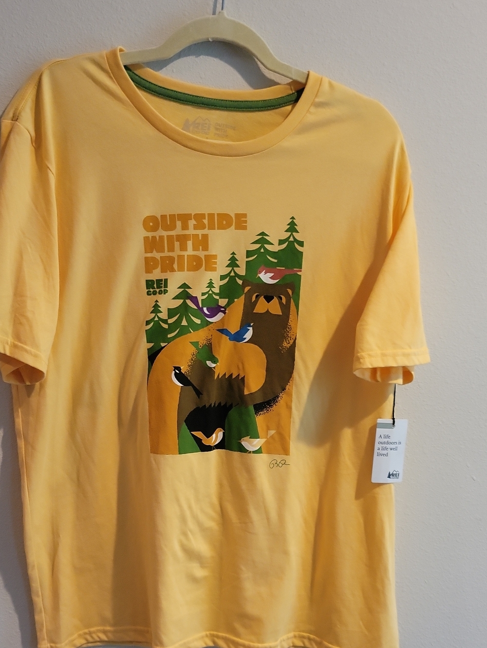 REI Outside With Pride T-shirt. NWT